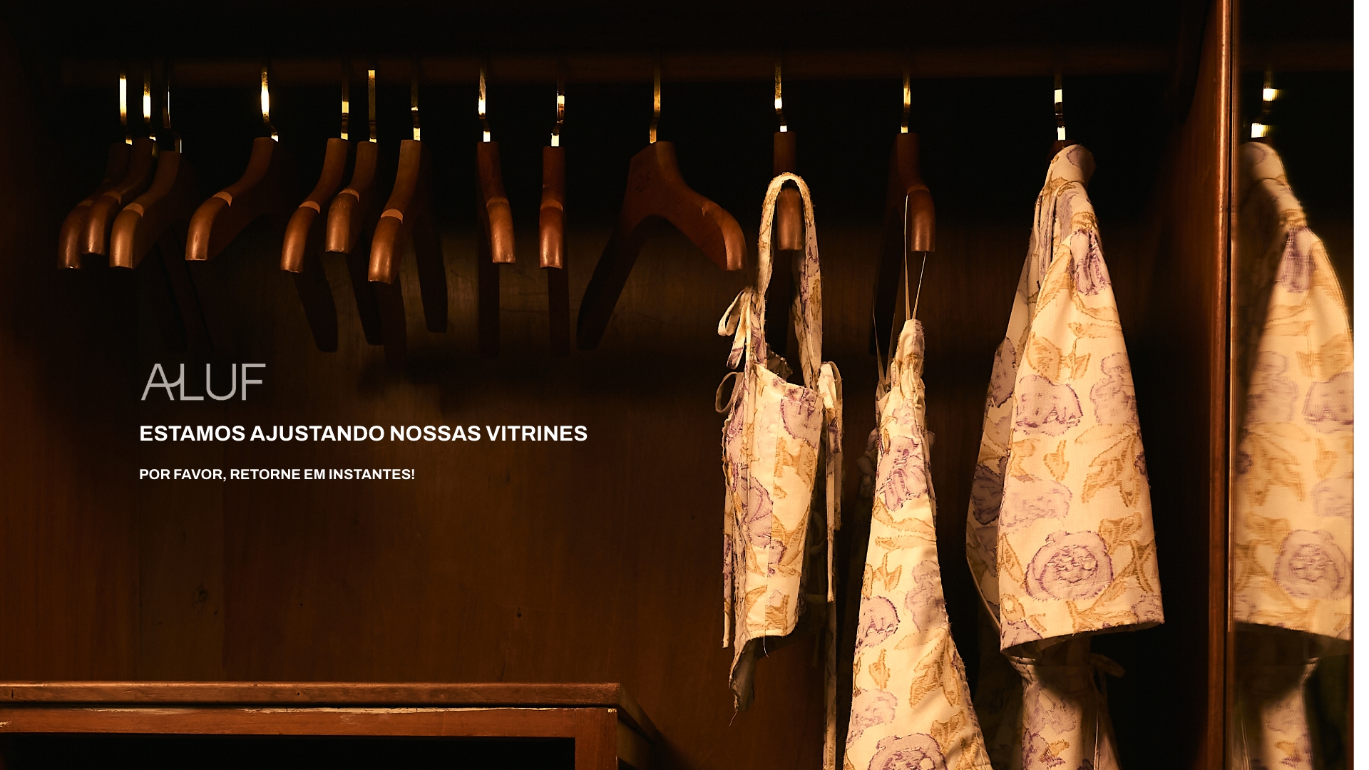 site em manutenção